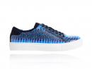 Blue Dino Sneakers, Blue, Dark Blue, Sneakers, Lureaux, Colorful, Shoes, Skin, Print