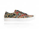 Sand Flower Sneakers, Sand, Flower, Sneakers, Lureaux, Colorful, Shoes, Print, Beige