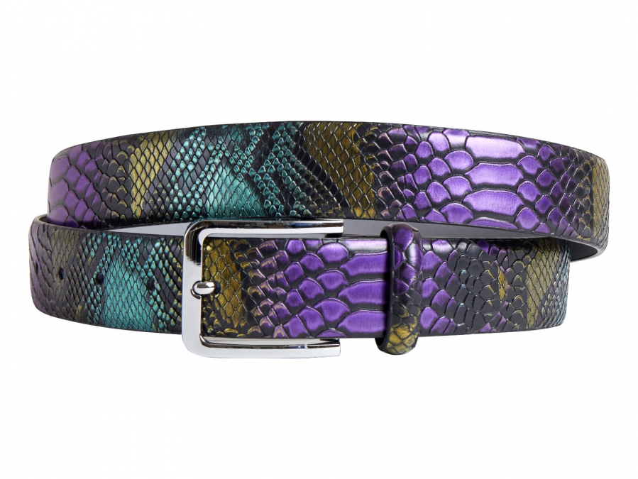 Purple, Glow, Glow, Print, Motif, Belt, Men's belt, Lureaux, Designer, limited edition